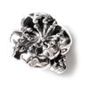 Yellow Pond Lily Flower, Secret Pond Lily Blossom Sterling Silver Charm Bead S925, Lotus Flower with little flower bud, Spiritual Charm Yoga Buddhism, Water Lily Lilies Jewellery, Pandora compatible view 1