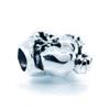 Yellow Pond Lily Flower, Secret Pond Lily Blossom Sterling Silver Charm Bead S925, Lotus Flower with little flower bud, Spiritual Charm Yoga Buddhism, Water Lily Lilies Jewellery, Pandora compatible view 3