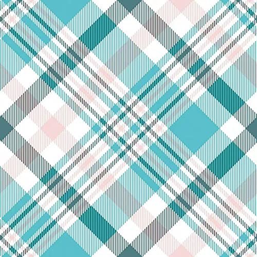 Vinyl Tablecloth with Flannel Backing Waterproof Oil-Proof, PVC Table Cloth Stain-Resistant Wipeable Rectangle Table Cover for Indoor and Outdoor (Plaid, 52"x70")