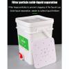 Compost Bin Small Composter 27L Bucket, Indoor Odorless Trash Can Compost Container, Kitchen Countertop Food Recycler Waste Bin Composting System, Compost Caddy with Sealed Lid and Faucet view 4