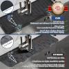 2 Pcs Silicone Faucet Handle Drip Catcher Tray Mat, 2 in 1 Dish Soap Sponge Holder for Kitchen Sink & Sink Splash Guard, Silicone Faucet Mat Drying Mat for Kitchen Sink Accessories, Counter, Bathroom view 4