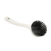Dish Brush Long Handle Kitchen Cleaning Brush Kitchen Scrub Brushes Dish Brush for Cleaning Pot Skillet Pan Dish Scrubber Round Hole Hanging Storage Easily view 1