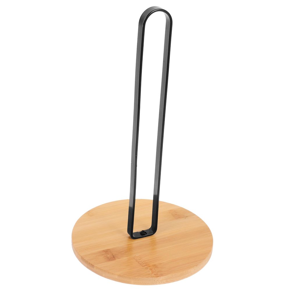 DECHOUS Modern Roll Paper Holder Wooden Paper Rack Kitchen Supplies Desktop Tissue Holder Towel Stand