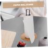 DECHOUS Modern Roll Paper Holder Wooden Paper Rack Kitchen Supplies Desktop Tissue Holder Towel Stand view 3