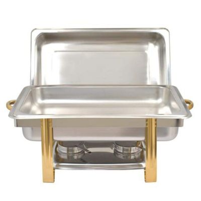 Chafing Dish Buffet Set Electric Chafer Server Food Warmer, Temperature Control, Roll Top Chafing Dish Buffet Set Professional Chaffing Server Set Chaffing Dish, Warming Container
