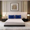 2 Pack Zippered Satin Pillowcase, Luxury and Silky Soft Travel Zip Pillow Cases (Queen, Navy) view 2