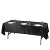 1 Pcs Black 60"X102" Premium Velvet Rectangular Tablecloth Wedding Event Party Linens view 1