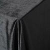 1 Pcs Black 60"X102" Premium Velvet Rectangular Tablecloth Wedding Event Party Linens view 4