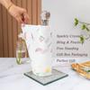 Hochance Silvery Crystal Standing Paper Towel Roll Holder Countertop Weighted Rack,Glam Cute Bling Rhinestone Jeweled Diamonds Modern Decoration Christmas Housewarming Gifts for Kitchen Home Bar view 2