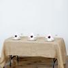 1 Pcs Natural Burlap 60x102 Rectangle Tablecloth Country Wedding Party Catering Linen view 4