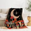 Mushroom Blanket Throw, Ultral Soft Warm Lightweight Flannel Fleece Micro Mushroom Art Blanket Suit for Bed Couch Sofa Travel Gift Home Mushroom Decor 40"x30" XS for Toddler/Pet view 4