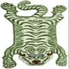 Exotic India Tibetan Tiger Mat from Mirzapur - Pure Wool (Wilow Bough) view 1