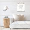 Alioyoit Chic Style Wood Sign Bible Verse in Peace I Will Lie Down and Sleep Wooden Wall Art Plaque for Porch Garden Yard Living Room Farmhouse Kitchen Coffee Bar Entryway Decor 16x16inch view 4