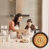 2Pcs 12 Inch Pizza Pan, Carbon Steel Non-Stick Deep Dish Baking Pan for Pizza, Pies, Cakes - Thickened Round Bakeware Sheet for Oven, Kitchen & Restaurant Use(12in) view 3