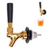 1Pcs Adjustable Beer Faucet Tap for Kegs - 8mm/0.31in Brass Connector with 304 Stainless Steel Interior - Perfect for Home Brew, Bars, Restaurants & Hotels - Reduces Foam & Bubbles view 1