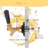 1Pcs Adjustable Beer Faucet Tap for Kegs - 8mm/0.31in Brass Connector with 304 Stainless Steel Interior - Perfect for Home Brew, Bars, Restaurants & Hotels - Reduces Foam & Bubbles view 2