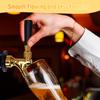 1Pcs Adjustable Beer Faucet Tap for Kegs - 8mm/0.31in Brass Connector with 304 Stainless Steel Interior - Perfect for Home Brew, Bars, Restaurants & Hotels - Reduces Foam & Bubbles view 3