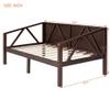 Harper & Bright Designs Twin Daybed Frame with Wood Slat Support, Wooden Daybed Sofa for Bedroom, Living Room, Espresso view 2