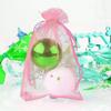 100 pcs 5x7-Inch Pink Organza Gift Candy Favor Bags Drawstring Reusable Treat Pouches Wedding Jewerly Storage view 3