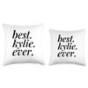 Best Kylie Ever Name Personalized Woman Girl BFF Friend Throw Pillow view 3