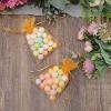 Balsa Circle 100 pcs 5x7-Inch Gold Organza Gift Candy Favor Bags Drawstring Reusable Treat Pouches Wedding Jewerly Storage view 2