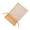 Balsa Circle 100 pcs 5x7-Inch Gold Organza Gift Candy Favor Bags Drawstring Reusable Treat Pouches Wedding Jewerly Storage view 3
