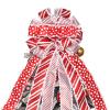 RoseCraft Christmas Tree Topper Bow, 52 X 13 Inch Artificial Xmas Tree Topper Decorations, for Home Wedding Birthday Indoor/Outdoor Thanksgiving Christmas Party Decor - Red. view 1