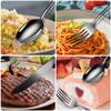 TWEE 30 Piece Black Silverware Set for 6, Premium Flatware Cutlery Set Stainless Steel Cutlery Set, Spoons Forks Knifes Utensils Tableware Sets for Home Kitchen Restaurant Hotel view 3