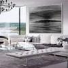 100% Handmade thick knife abstract landscape modern large size Oil Painting On Canvas Wall Art Picture For Home Office Decor 32x32 inches view 3