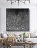 Modern Abstract Black And White Wall Art Canvas Art Paintings For Living Room Bedroom Home Decor Minimalist Wall Art 32" x 32" view 1