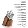 Cangshan Sanford Series 1027150 German Steel 12-Piece Knife Block Set, Acacia view 2