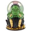 Elanze Designs Dragon Hoarding Treasure 100MM Sturdy Polyresin Gold Tone Glitter Water Snow Globe Magical Whimsical Tabletop Dresser Nightstand Figurine Decoration view 2