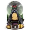 Elanze Designs Dragon Hoarding Treasure 100MM Sturdy Polyresin Gold Tone Glitter Water Snow Globe Magical Whimsical Tabletop Dresser Nightstand Figurine Decoration view 4