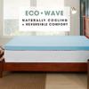 4" EcoWave Memory Foam Mattress Topper (Twin) view 3