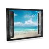 Sense Canvas Window_Beach Canvas Art - Home Decor Wall Art Print Poster Painting Large 40x30 / 1.5" view 1