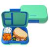 Bentgo Pop - Leak-Proof Lunch Box & Removable Divider for Ages 8+ & Teens - Lunch Container Holds 5 Cups of Food; 3-4 Compartments; Microwave/Dishwasher Safe; 2 Year Warranty (Spring Green/Blue) view 1