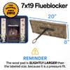 Flueblocker for 7"X19" Chimney Flue  Chimney Sheep Fireplace Draft Stopper Plug Replacement Damper Fireplace Tool  Better Than Inflatable Pillow or BalloonSave Energy Block Odor & Debris view 2