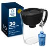 Brita Everyday Elite Water Filter Pitcher, Removes 99% of Lead, Includes 1 Filter, 10-Cup Capacity, Black view 1