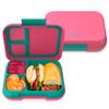 Bentgo Pop - Leak-Proof Lunch Box & Removable Divider for Ages 8+ & Teens - Lunch Container Holds 5 Cups of Food; 3-4 Compartments; Microwave/Dishwasher Safe; 2 Year Warranty (Bright Coral/Teal) view 1