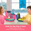 Bentgo Pop - Leak-Proof Lunch Box & Removable Divider for Ages 8+ & Teens - Lunch Container Holds 5 Cups of Food; 3-4 Compartments; Microwave/Dishwasher Safe; 2 Year Warranty (Bright Coral/Teal) view 2
