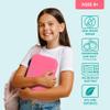 Bentgo Pop - Leak-Proof Lunch Box & Removable Divider for Ages 8+ & Teens - Lunch Container Holds 5 Cups of Food; 3-4 Compartments; Microwave/Dishwasher Safe; 2 Year Warranty (Bright Coral/Teal) view 3