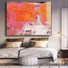 Abstract Oil Painting On Canvas Handmade Brown Modern Wall Art Picture For Home Large Living Room Decoration Paintings 36" x 36" view 3
