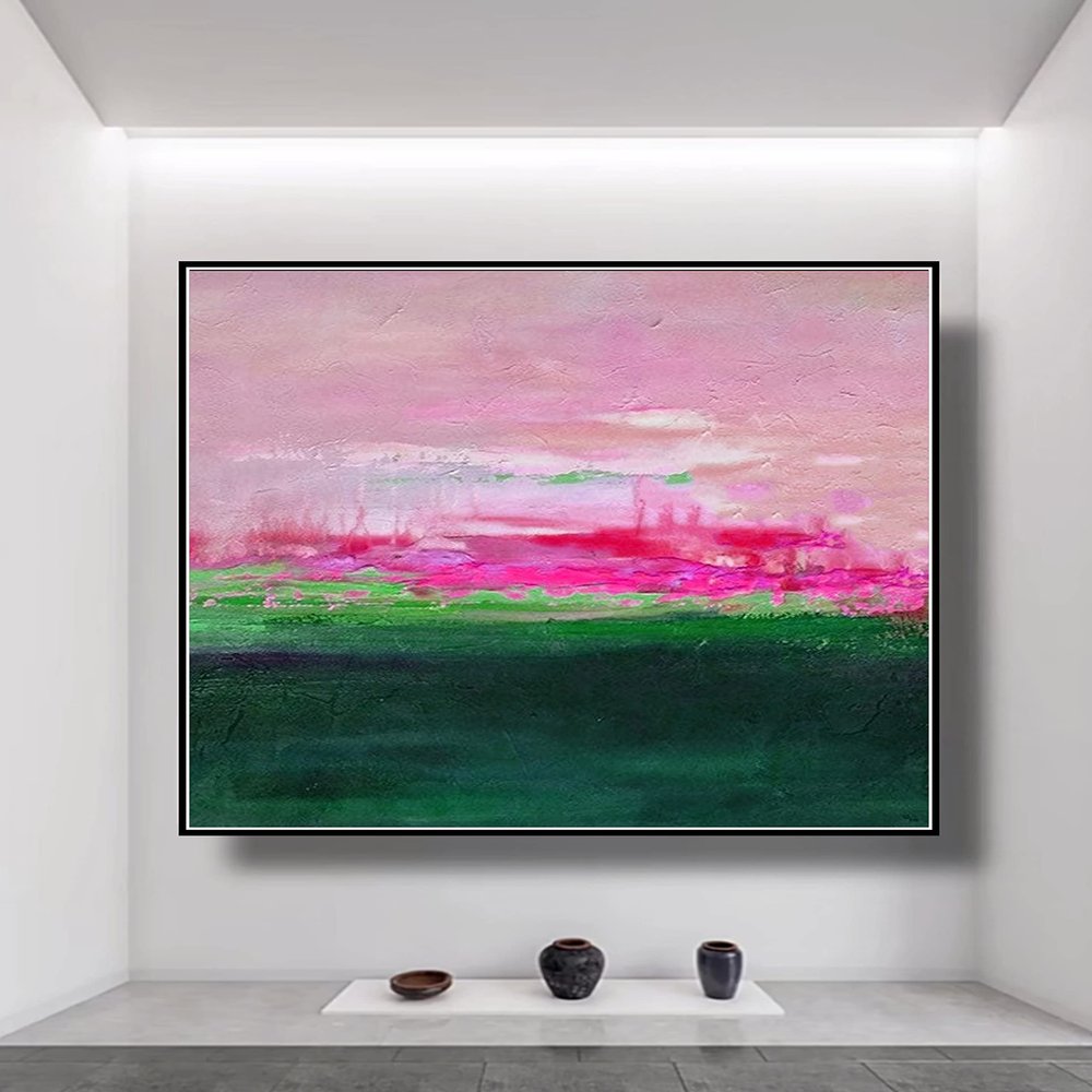 100% Handmade Abstract Oil Painting On Canvas Artwork Picture Home Decor Hotel Large Wall Painting 32x32 inches