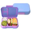 Bentgo Pop - Leak-Proof Lunch Box & Removable Divider for Ages 8+ & Teens - Lunch Container Holds 5 Cups of Food; 3-4 Compartments; Microwave/Dishwasher Safe; 2 Year Warranty (Periwinkle/Pink) view 1