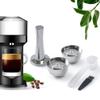 BENFUCHEN Nes presso Vertuo Pods Upgrade Version Only For Vertuo Next Coffee Brewer To Make 230 ML Crema Coffee, Stainless Steel Capsule Reusable Pods For Vertuo Next, 2 Capsules 1 Tamper view 1