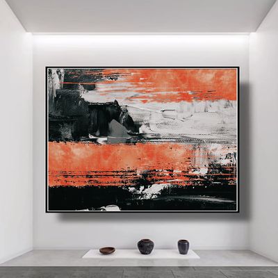 100% Handpainted Abstract Large Art Oil Painting On Canvas Modern Paintings For Living Room Home Decor Modern Wall Art Mural 40x40 inches