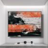 100% Handpainted Abstract Large Art Oil Painting On Canvas Modern Paintings For Living Room Home Decor Modern Wall Art Mural 40x40 inches view 1