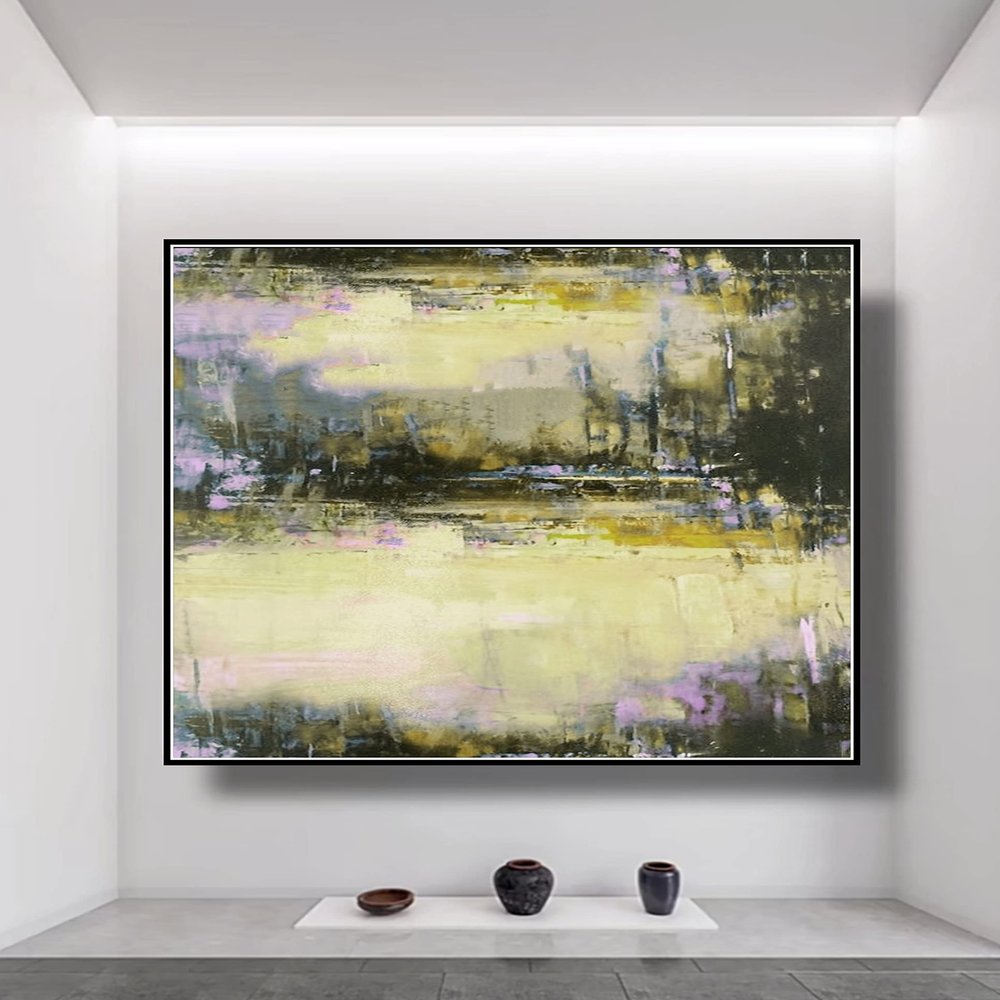 100% Handmade Abstract Oil Painting On Canvas Artwork Picture Home Decor Hotel Large Wall Painting 40" x 40"