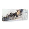 Sense Canvas Marble Abstract Grey Gold Panoramic 3 Canvas Art - Home Decor Wall Art Print Poster Painting Large 40x16 / 1.5" view 1