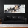 Sense Canvas Marble Abstract Grey Gold Panoramic 3 Canvas Art - Home Decor Wall Art Print Poster Painting Large 40x16 / 1.5" view 3